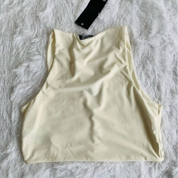 NASTY GAL CREAM CROP TOP - Picture 9 of 13